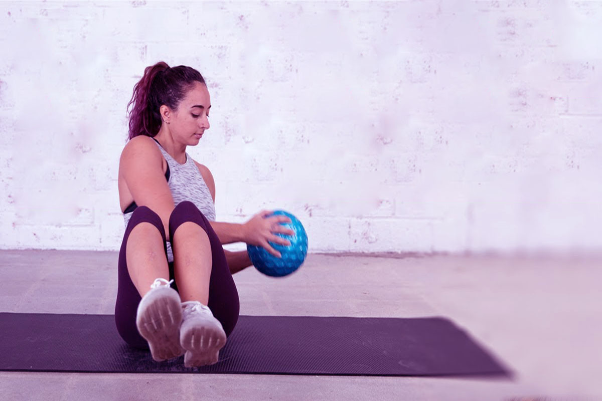 Pilates ball exercises